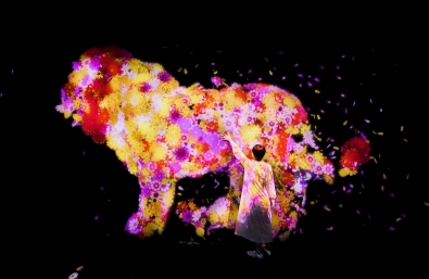 teamLab 《Animals of Flowers, Symbiotic Lives》 ©teamLab